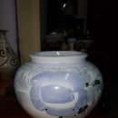 청화도자기 손그림 이미지