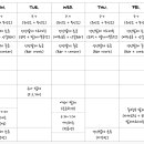 9월 시작 발레학원 시간표 이미지