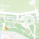 주정차2 | 수원KT소닉붐 일반석B구역 A3 8열 시야 / 불법주정차주의 / 음식 배달 후기