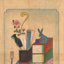 민화  전통채색화 | 3월 새학기와 어울리는 그림, 책거리와 책가도 이야기 _ 공덕 민화화실 일일시호일