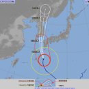 제 10호 태풍 하이선(HAISHEN) 9월 6일 08:00 현재 한.미.일 발표 예상이동경로 이미지