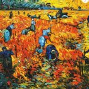 빈센트 반 고흐(Vincent van Gogh) "＜아를의 붉은 포도밭＞ Red Vineyards near Arles" 이미지
