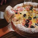 맥주를 구한 피자 이미지