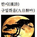 한시(漢詩)구일취음(九日醉吟) 이미지