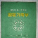 새마을 4-H 구락부활동기록부 (새마을 4-H 俱樂部活動記錄簿) (1977년) 이미지