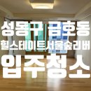 성동구 금호동 힐스테이트서울숲리버아파트 입주청소 후기