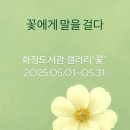 화정도서관 갤러리 꽃 이미지