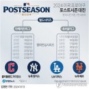 MLB 포스트시즌 현재 대진표 이미지