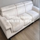 가야반도보라빌노인정 | 부산 부산진구 가야동 가야반도보라빌 패브릭 소파 청소 작업 후기
