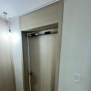 양덕삼구트리니엔4차경로당 | 포항 양덕 삼구 트리니엔 4차 아파트 - 문, 문틀 인테리어 필름 시트지 시공 [코코 인테리어필름]