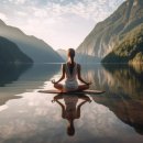 내면의 평온을 찾는 명상 이미지