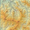 인제 방태산 등산 지도 이미지