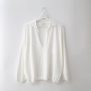 실크 딥브이 니트 이미지