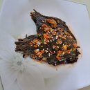 고춧잎 양념찜과 고춧잎 볶음 이미지