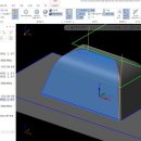 mastercam2021공부방 15. 3차원가공정의 4. 정삭가공경로 (3)일정한 스켈롭가공 이미지