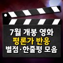 최신영화 더문 | 7월 개봉 영화 최신 신작 영화 평론가 별점 및 한줄평 모음