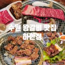봄수원 숯불왕갈비 | 수원 왕갈비 맛집 하한정 가족모임 룸식당 추천