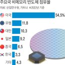 비메모리 반도체 점유율(22년기준) 이미지