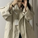 디자인 온스 | 도매택 온스 ounce 26ss 더블 하프 트렌치코트 후기 🪽