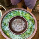 천연염색과 바느질 이미지