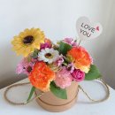 어버이날을 위한 감성 플라워박스 이미지