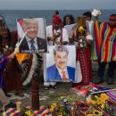 MADURO IN US Dictator Maduro flanked by FBI agents as he arrives in US 이미지