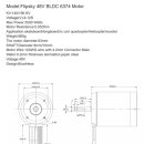 중국_BLDC Motor 3.5KW(3,500W) 48VDC SPEC 비교 이미지