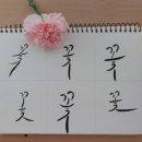 꽃붓캘리 네이버블로그