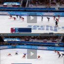 2014 Sochi 3000/M 여자 Short Track 스케이팅 한국 금메달 / 중국의 더러운 Play 이미지