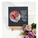 캘리그라피 액자, 엄마 칠순 생신 선물로 캘리와 드라이플라워 액자 준비했어요~(글모아POP 찬스!)
