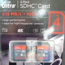 산디스크 울트라 2X 4GB/SANDISK ULTRA 2-PACK SDHC CARD/344977/오명품아울렛/코스트코/명품 이미지