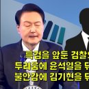 특검을 앞둔 검찰의 이상 조짐, 두려움에 윤석열을 닦달하는 김건희, 불안감에 김기현을 닦달하는 윤석열 이미지