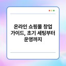온라인쇼핑몰창업 티스토리