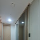 청도코아루블루핀아파트경로당 | ​청도 코아루 블루핀 현관중문 시공 후기 | 샴페인골드 원슬라이딩의 우아한 변신 ✨