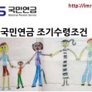 국민연금 조기수령조건 확인방법 이미지