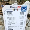다랭이마을 안내소 앞 | 남해 다랭이마을 다랭이맛집 뷰맛집이네요.