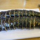 김밥에 라면 이미지