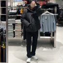 다운체 | 무신사 스탠다드 시티 레저 논 퀼팅 후디드 다운 숏패딩 재킷 매장 후기