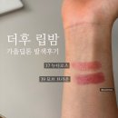 더후 | 가을딥/겨울딥 걸친 여자의 더후 립밤 37누디로즈, 39모브브라운 발색 후기