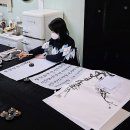 서예(사군자) | 송정화실 수묵화 서예 동양화 문인화 김포 일산 서울 인천 수업 모습 미술학원 서예학원 붓글씨