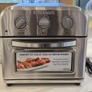 손쉬운홈베이킹 | 쿠진아트 에어프라이어 오븐 겸용 가정용 전기오븐기기 TOA52KR 9L