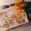 힐링수채화 & 펜드로잉 이미지