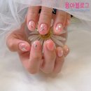 삼송 네일 뷰티로움 이달의아트 핑크 봄맞이 디자인 너무 예쁘다