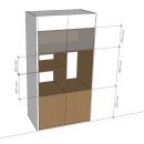 해찬키친 | 신혼집 냉장고장/냉장고 선반 유리문 맞춤 후기