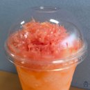 리얼톡톡 | [내돈내산] 메가커피 상큼한 신메뉴 '자몽톡톡 스무디' 리얼후기 & 네이버페이 30% 페이백 적립 꿀팁!🍊