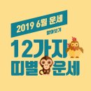 2019년 6월 띠별운세 이미지