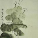 사군자 국화 이미지