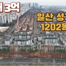 일산 성저마을1202동.4층 급매3억원 이미지