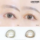 렌즈타운 | 렌즈타운 로맨티 사하라 브라운 그레이 착용 후기, 과하지않은 또렷함