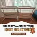 다이치 리우 아기침대 라이트핑크 vs 라이트그레이 | 색상 비교 후기 (재구매까지 했어요)
